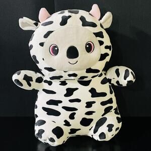 Toy Box White Black Cow Plush Stuffed Animal Toy Small Spotted Soft Cute Cuddly